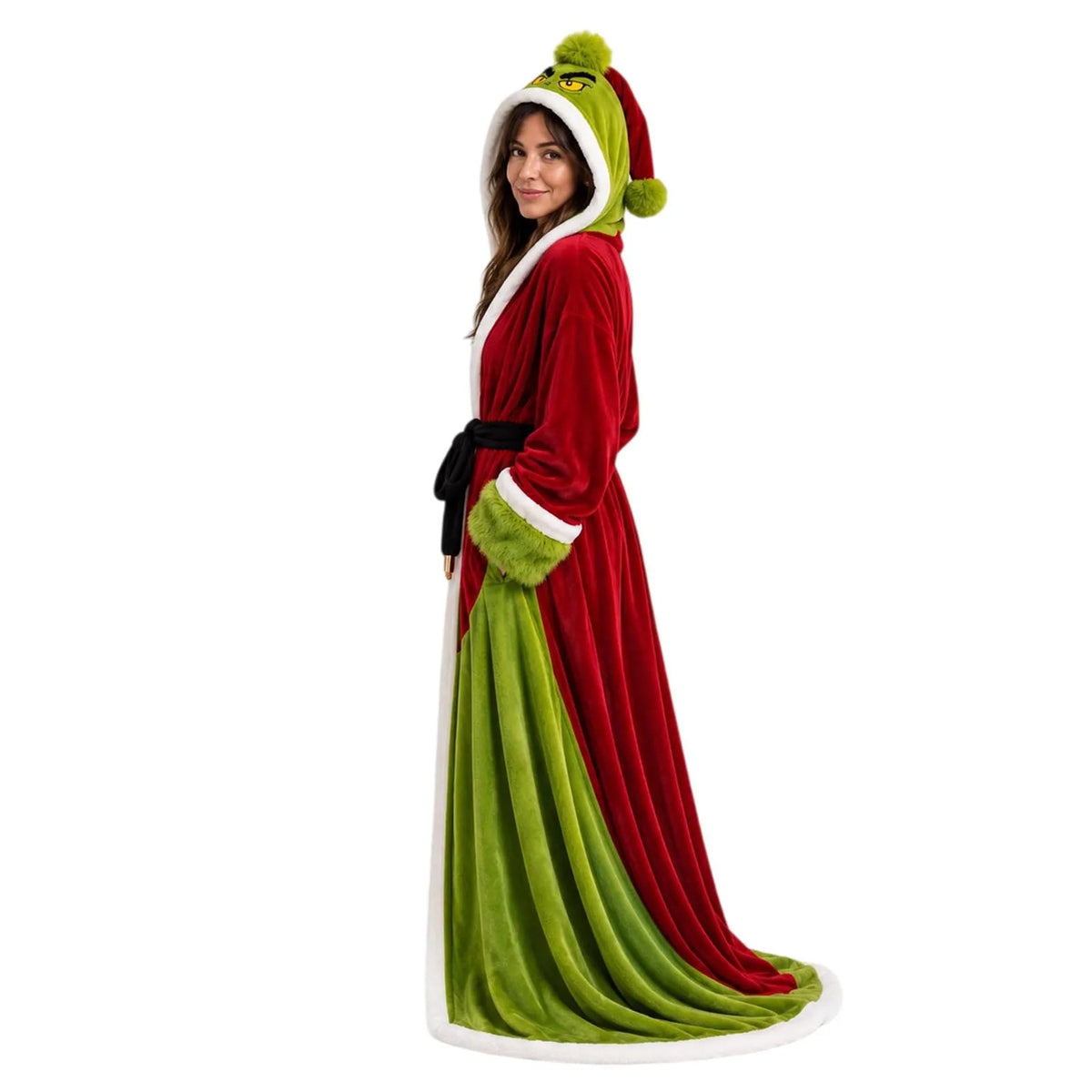 MerryRobe Leśny Elf – świąteczny płaszcz z kapturem